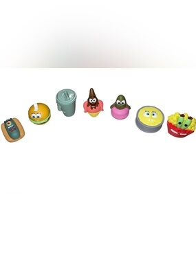 SpongeBob SquarePants Mini Food Friends Collectible Toy Set - Yellow